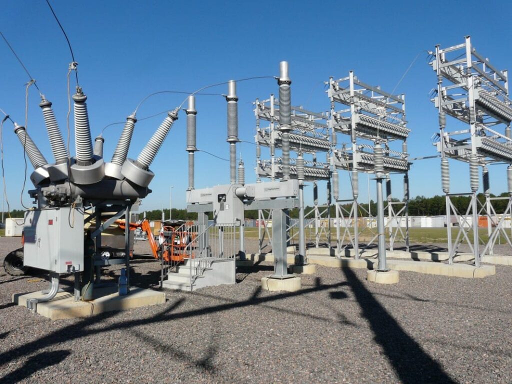 138-kV-CapSwitcher-SCANA-at-Kimberly-Clarck-Station-with-transformer-and-capacitor-bank